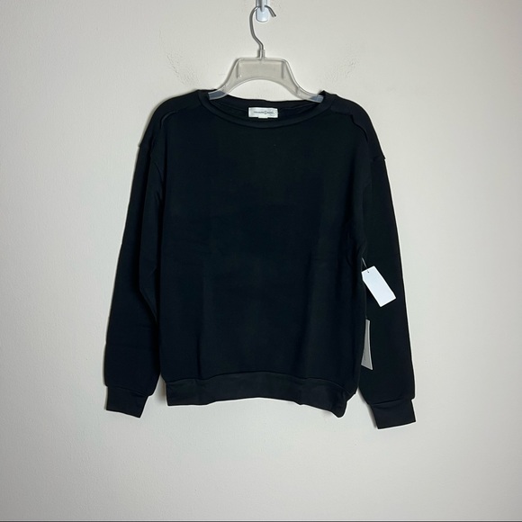 NWT Treasure & Bond Raw Edge Oversized Pullover Sweatshirt - Picture 3 of 10